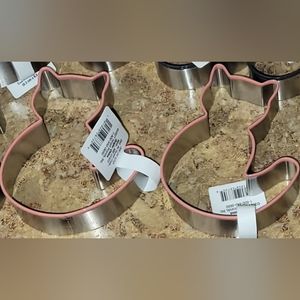 Stainless Steel Threshold Cookie Cutters with tags